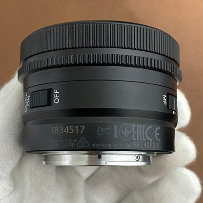 SONY FE 40mm F2.5G SEL40F25G 箱付き