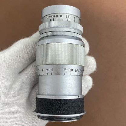 LEICA Elmar L90mm f4.0 Silver 前期 1955年製