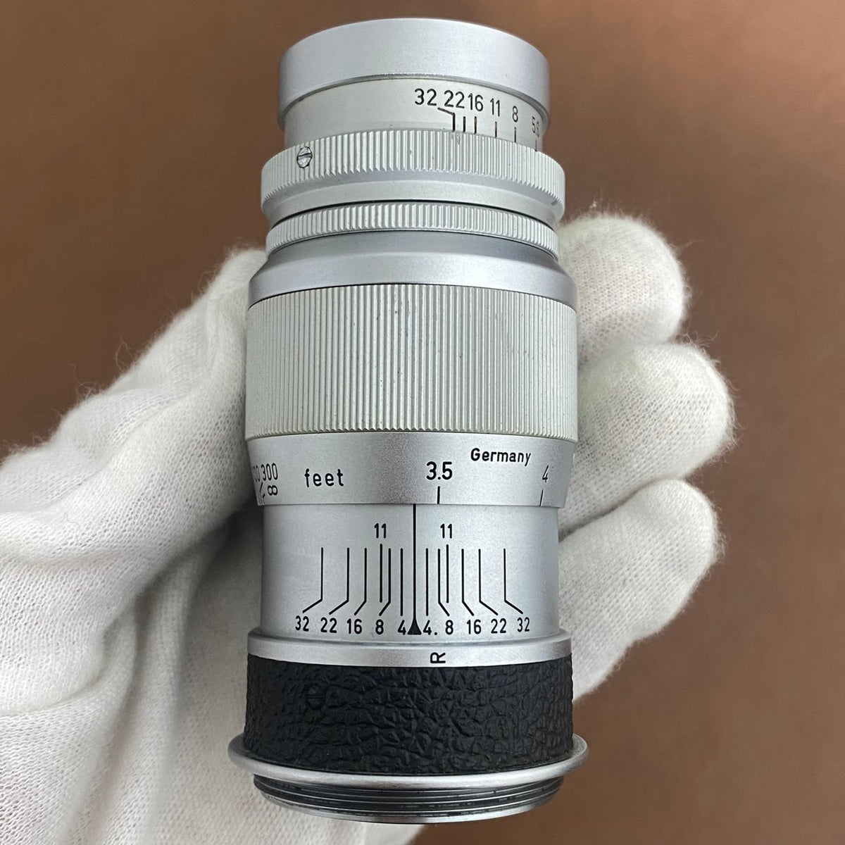 LEICA Elmar L90mm f4.0 Silver 前期 1955年製