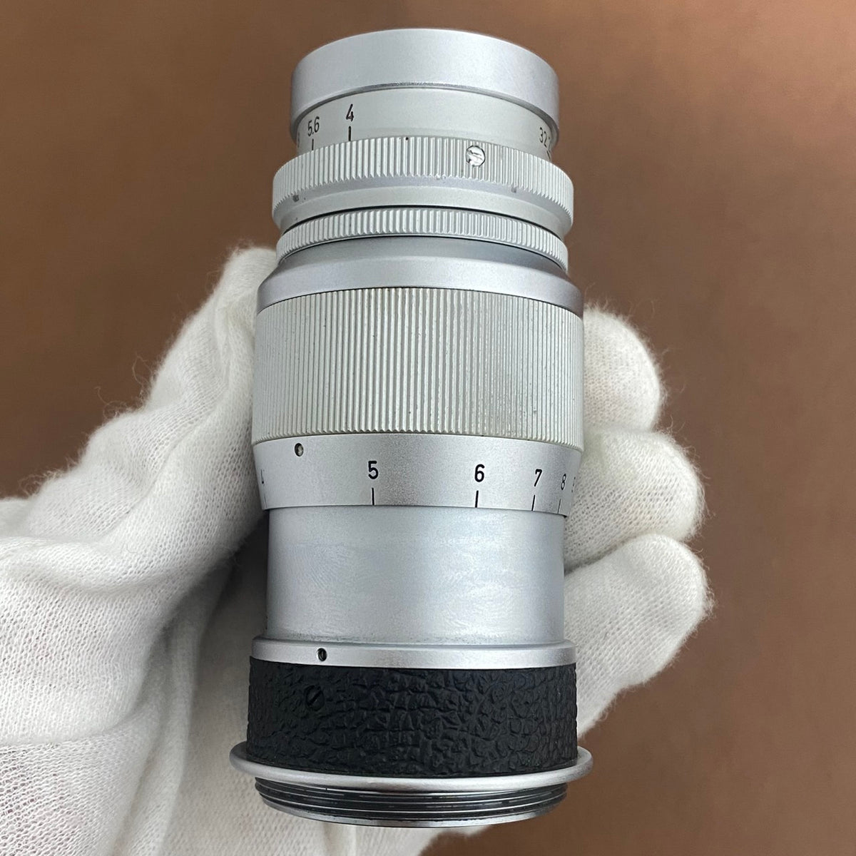 LEICA Elmar L90mm f4.0 Silver 前期 1955年製