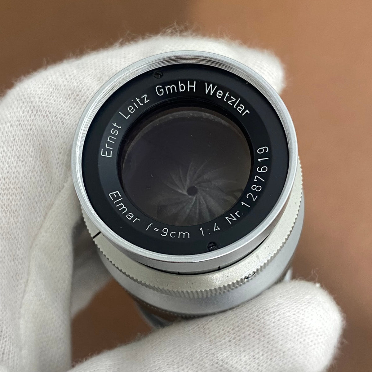 LEICA Elmar L90mm f4.0 Silver 前期 1955年製