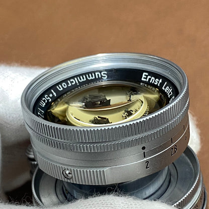 Summicron L 50mm f/2.0 Retractable Thoriated Summicron, Made in 1952