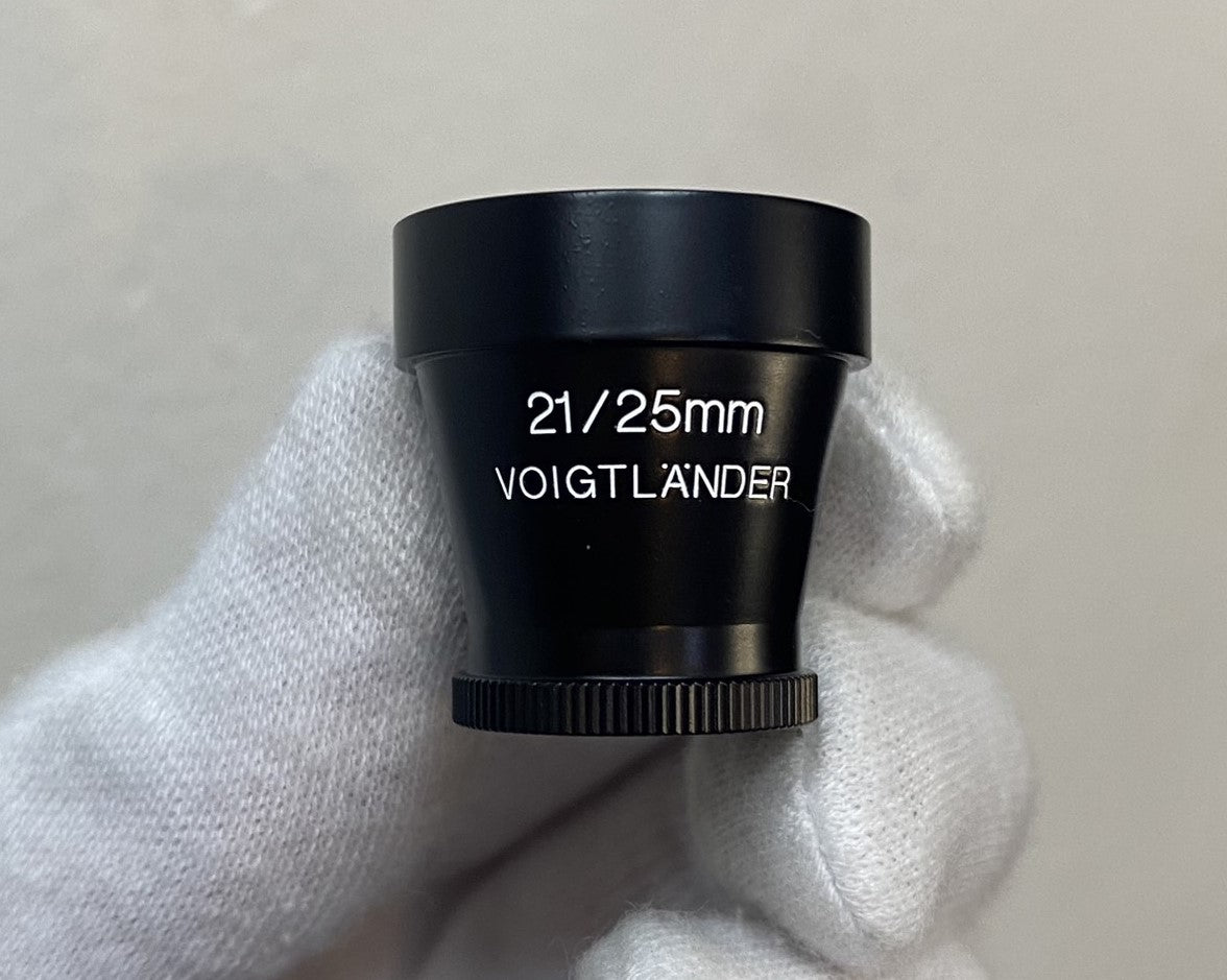 Voigtlander 21mm/25mm ビューファインダー M Black 箱あり